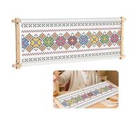 Kznifmk para Punto de de 32,8 X 12 Pulgadas, de Costura de Madera con Desplazamiento de Bordado, Soporte para Costura, Herramienta de Clip para Costura