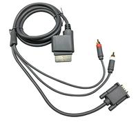 Kznifmk Para XBOX360 una VGA-BOX Cable Monitor ProyeccióN TV Audio Video Cable, VGA + 2 Cable Slim Video Audio