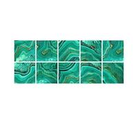 Kznifmk Pegatinas Adhesivas Decorativas de Mármol para Azulejos de Baño y Cocina, Decoración Autoadhesiva Impermeable D L