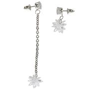 Kznifmk Pendientes AsiméTricos de de Nieve de CircóN Simple Temperamento Pendientes Largos de Pendientes Colgantes