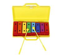 Kznifmk Piano de 8 Tonos MúSica Infantil PortáTil IluminacióN Independientes Ladrillo de Sonido Piano de Golpeteo Manual de 8 Tonos