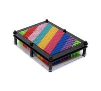 Kznifmk Pintura con Aguja A Mano, Molde de Mano 3D, Regalos para Niños, Juguetes Sensoriales de Plástico, Agujas, Tablero de Palma, Escultura, Pin, Juguetes A