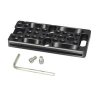 Kznifmk Placa de ConmutacióN Placa FáCil de Queso de CáMara para Montaje de ExpansióN del Equipo de Jaula de CáMara DSLR con Llave para Tornillos