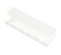 Kznifmk Portacables Debajo la Mesa, Administra los Cables la Placa Alimentación, Fijación del Enchufe del Escritorio la Computadora Sin Perforar, Estante Almacenamiento