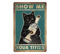 Kznifmk PóSter Divertido Your Negro Cats, Letrero de Cueva de Hombre, Letrero de Bar Vintage, DecoracióN de Pared de Bar, 200X150Cm