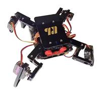 Kznifmk ProgramacióN Stem Kit de Robot Inteligente DIY Kit ElectróNico Asamblea Spider Robot App Control Remoto Robot Conjunto Completo