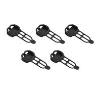 Kznifmk Protectora de Piel de Gel para Bicicleta para Sensor de Cadencia, para, Cubierta Negra del Sensor de Computadora, 5 Pieza