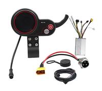 Kznifmk QS-S4 36V-60V Pulgar Acelerador Pantalla LCD Medidor + 48V 800W Kit de Controlador para Zero 8 9 10 8X 10X Scooter EléCtrico 6PIN