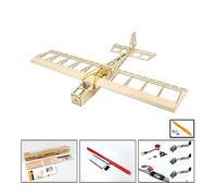 Kznifmk R03 STICK-06 AvióN 580 mm Envergadura Balsa Madera DIY AvióN EléCtrico RC Juguete VersióN Sin Ensamblar Conjunto Completo