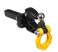 Kznifmk Receptor de Enganche de Remolque de Parachoques Trasero de Metal para Coche RC Crawler 1/8 1/10 SCX10 TRX4 D90 Piezas de Actualización B