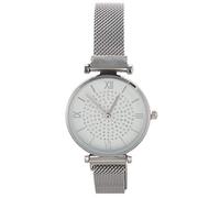 Kznifmk Reloj de Las Mujeres de de Cuarzo Mujeres Hombres Es Amantes Unisex Casual Señoras de Pulsera de Plata