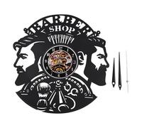 Kznifmk Reloj de Pared con Disco de Vinilo, Reloj de Pared Vintage Silencioso para Sala de Estar, Dormitorio, Cocina, Reloj de Pared Moderno Sin