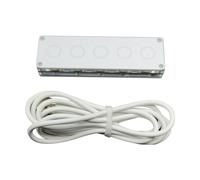 Kznifmk RGB Silent Touch 5 Teclas Multimedia Controlador de Volumen Programable Grabación Copiar Pegar Mini Teclado Macro Personalizado