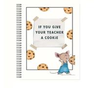 Kznifmk Si Le Regalas A Tu un Libro de Galletas, un Obsequio Considerado, Si Le Regalas A Tu una Plantilla de Galletas (1 Pieza)