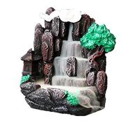 Kznifmk Soporte de Incienso de Reflujo Quemador de Incienso de Humo de Cascada de CeráMica DecoracióN del Hogar Uso en Casa de Té