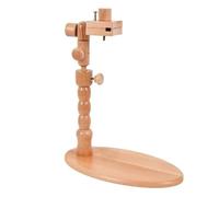 Kznifmk Soporte para Bastidor de Bordado Soporte de Madera para Bastidor de Bordado Suministros para Bordado Bastidor para Bastidor de Bordado Soporte Giratorio para Bordado