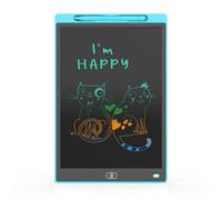Kznifmk Tablero de Dibujo para Niños de 12 Pulgadas, Tablero de Escritura A Mano LCD, Pizarra Electrónica LCD, Tablero de Escritura Pintado A Mano (Color) e