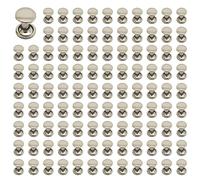 Kznifmk Tablero de Metal de Remache de Remache de Bricolaje 400Pcs DIY - Plata