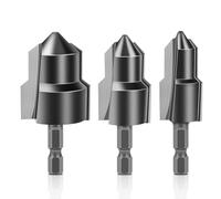 Kznifmk Taladro de Elevación de Aleación Mejorado, Soporte de Taladro para Reparación de Tuberías de Agua PPR/, Broca Pagoda, Herramienta de Biselado de 20/25/32 mm