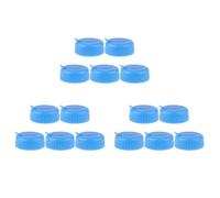 Kznifmk Tapa de Jarra de Agua Paquete de 15 Tapas de Botella de Agua de PláStico Reemplazo de la Tapa de la Botella de Agua Potable de GalóN Azul Botella de Herramienta Libre de Fugas