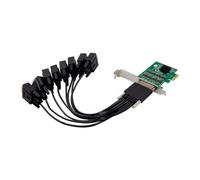 Kznifmk Tarjeta de ExpansióN ST338 PCIe X1 17V358 8S Industrial RS232 E/S Multiserie Tarjeta de ExpansióN Conveniente MultifuncióN