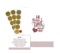 Kznifmk Tarjetas del DíA de San ValentíN Rasca y Chistes para NiñOs Intercambio de Regalos en el Aula Rasca y de San ValentíN 14 Cosas Yo y Tú