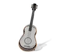 Kznifmk Tarro de Corcho de Guitarra, Adorno de Hierro Forjado, TapóN de Vino, Tanque de ColeccióN, Tanque de Almacenamiento de Corcho, Estatua de Hierro, ArtesaníAs, DecoracióN del Hogar