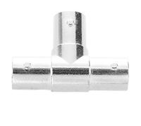 Kznifmk Triple Hembra BNC F T Coaxial Adaptador Conector Divisor