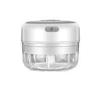 Kznifmk Triturador de Eléctrico, Mini, Mezcla de Chile Vegetal, Corte de Carne, Triturador de Jengibre, Máquina