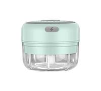 Kznifmk Triturador de Eléctrico, Mini, Mezcla de Chile Vegetal, Corte de Carne, Triturador de Jengibre, Máquina Verde