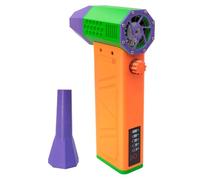Kznifmk Ventilador de Chorro Turbo con Pantalla de Potencia de 140 000 RPM, Miniplumero de Mano, Herramienta de Limpieza de Alta Velocidad, Soplador Violento de Color Naranja