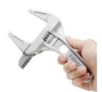 KZNKZN 1 llave inglesa ajustable, boca ancha de apertura de 6 a 68 mm, llaves de aleación ultrafinas, llave de cambio ultrafina, llave de fontanería, llave de lavabo, herramientas de mano para baño,