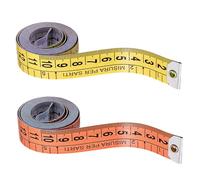 Kzouenzu 2 En 1 Cinta Metrica Costura [2 Piezas], Cinta Métrica Corporal, Metro De Costura Flexible A Doble Cara, 1.5 Mt Para Sastres Medidas Corporales