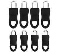 Kzouenzu 8 Piezas Cremallera De Repuesto Tirador, Tirador De Metal, Lengüetas De Cremallera Desmontables, Para Mochilas, Ropa Deportiva, Clothes Bags Jackets Tents