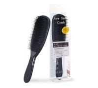 Kzouenzu Cepillo De Pelo Grueso, Peine Antitirones, Reducir El Encrespamiento Y La Rotura, Cepillo Pelo Liso Y Rizado, Cepillo Alisador Para Todo Tipo De Cabello [Negro]