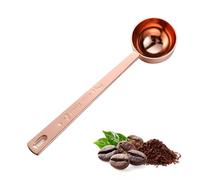 Kzouenzu Cucharas De Café, Café De Acero Inoxidable, Cucharas Pulidas Con Espejo, Aptas Para Lavavajillas, Bar Hogar Uso En Fiestas [Oro rosa]