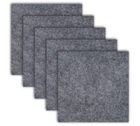 Kzouenzu Fieltro Adhesivo 5 Piezas, Almohadillas De Fieltro Autoadhesivas, Corta Cualquier Forma, para Muebles De Protección, Mesas, Pisos De Madera, Reducir El Ruido - 20 X 20 Cm