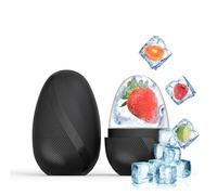 Kzouenzu Ice Roller, Rodillo De Hielo Para La Cara, Reutilizable Ojo Masaje, Molde De Hielo Facial De Enfriamiento, Skin Roller Para Ojeras, Arrugas Y Elasticidad [Negro]