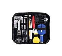 Kzouenzu Kit Reparación Relojes [147 Pcs], Herramientas De Relojería, Cambiar Pilas Relojes, para Cambiar Pilas, Abridor De Tapas, con Destornillador, Barra De Resorte