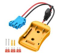 Kzreect Adaptador de batería compatible con batería Dewalt de 20 V, kit de conversión con portafusibles y conector de arnés de cables compatible con juguete Peg-Perego Kids Ride-on