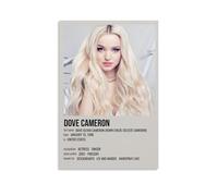 KZXBOCXHV Póster de Dove Cameron en lienzo para pared, impresión en lienzo para el hogar, gimnasio, oficina, dormitorio, decoración de pared retro, 30 x 45 cm, estilo sin marco