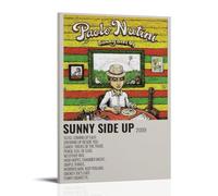 KZXBOCXHV Póster de Paolo Nutini Sunny Side Up, lienzo decorativo para el hogar, gimnasio, oficina, dormitorio, decoración de pared retro, 20 x 30 cm, estilo marco