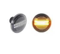 KZZYPJ Intermitente Lateral Para Land Para Rover Para Range Para L322 2002-2011 2012 2 Uds Lámpara LED Posición Lateral Señal Giro Luces Ámbar Dinámicas(Clear Dynamic Amber)