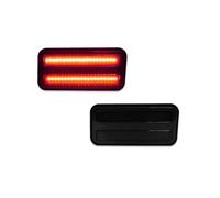 KZZYPJ Intermitente Lateral Para Pontiac Para Firebird Para Trans Luces LED Delanteras Ámbar Blancas Traseras Rojas Para Lateral Parachoques Señal Giro(2pcs Red)