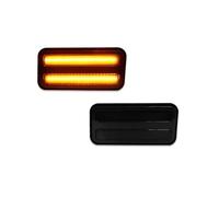 KZZYPJ Intermitente Lateral Para Pontiac Para Firebird Para Trans Luces LED Delanteras Ámbar Blancas Traseras Rojas Para Lateral Parachoques Señal Giro(2pcs Amber)
