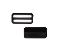 KZZYPJ Intermitente Lateral Para Pontiac Para Firebird Para Trans Luces LED Delanteras Ámbar Blancas Traseras Rojas Para Lateral Parachoques Señal Giro(2pcs White)