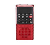 L-328 Bolsillo PortáTil FM Auto Scan Radio MúSica Audio Reproductor de MP3 Altavoz PequeñO Al Aire Libre con Grabadora de Voz
