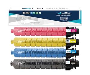 L 3503 Compatible Cartucho de Tóner 841817 841820 841819 841818 84181 Aficio MP C3003 C3003SP MP C3503 C3503SP MP C3004 C3004SP MP C3504 C3504SP Reemplazo para Ricoh Aficio MP C3003SP (4-Pack KCMY)