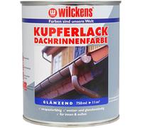 L / 750 ML Wilckens Kupfer-U.dachrinnenlack Brillosa Hierro Madera Hormigón