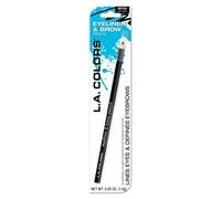 L.A. Colors 7"""" Eyeliner & Brow Pencil Very Black 0.05 Ounce